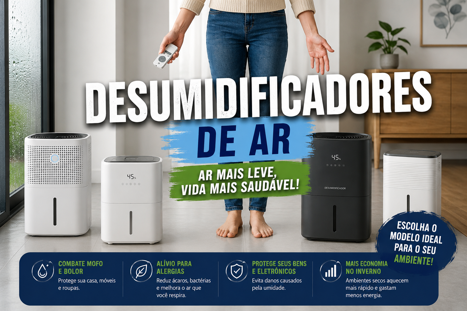 Desumidificadores de Ar e sua importancia